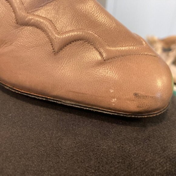 Vintage Davids Handmade Leather Heels made in Greece – ARCHIVAL PIECE - Picture 7 of 12